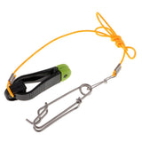Maxbell Mini Power Grip Plus Release Clip Downrigger with 17" Leader Long Line Snaps - Aladdin Shoppers