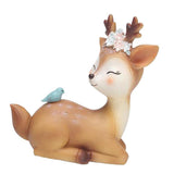 Maxbell Mini Simulated Deer Ornaments Home Garden Car Decoration Ornament Meditation - Aladdin Shoppers