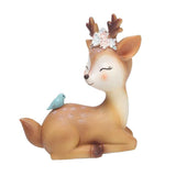 Maxbell Mini Simulated Deer Ornaments Home Garden Car Decoration Ornament Meditation - Aladdin Shoppers