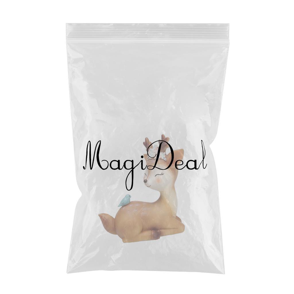 Maxbell Mini Simulated Deer Ornaments Home Garden Car Decoration Ornament Meditation - Aladdin Shoppers
