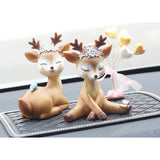 Maxbell Mini Simulated Deer Ornaments Home Garden Car Decoration Ornament Shy - Aladdin Shoppers