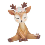 Maxbell Mini Simulated Deer Ornaments Home Garden Car Decoration Ornament Shy - Aladdin Shoppers