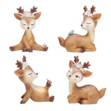 Maxbell Mini Simulated Deer Ornaments Home Garden Car Decoration Ornament Shy - Aladdin Shoppers