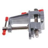 Maxbell Mini Table Bench Vise Swivel Lock Clamp Craft Jewelers Hobby Repair Tool for Soldering Garage Hobbies - Aladdin Shoppers