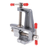 Maxbell Mini Table Bench Vise Swivel Lock Clamp Craft Jewelers Hobby Repair Tool for Soldering Garage Hobbies - Aladdin Shoppers