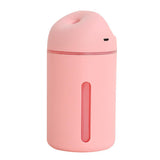 Maxbell Mini USB Diffuser Car Ultrasonic Mist Humidifier Air Diffuser w light Pink