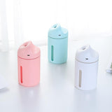 Maxbell Mini USB Diffuser Car Ultrasonic Mist Humidifier Air Diffuser w light Pink - Aladdin Shoppers