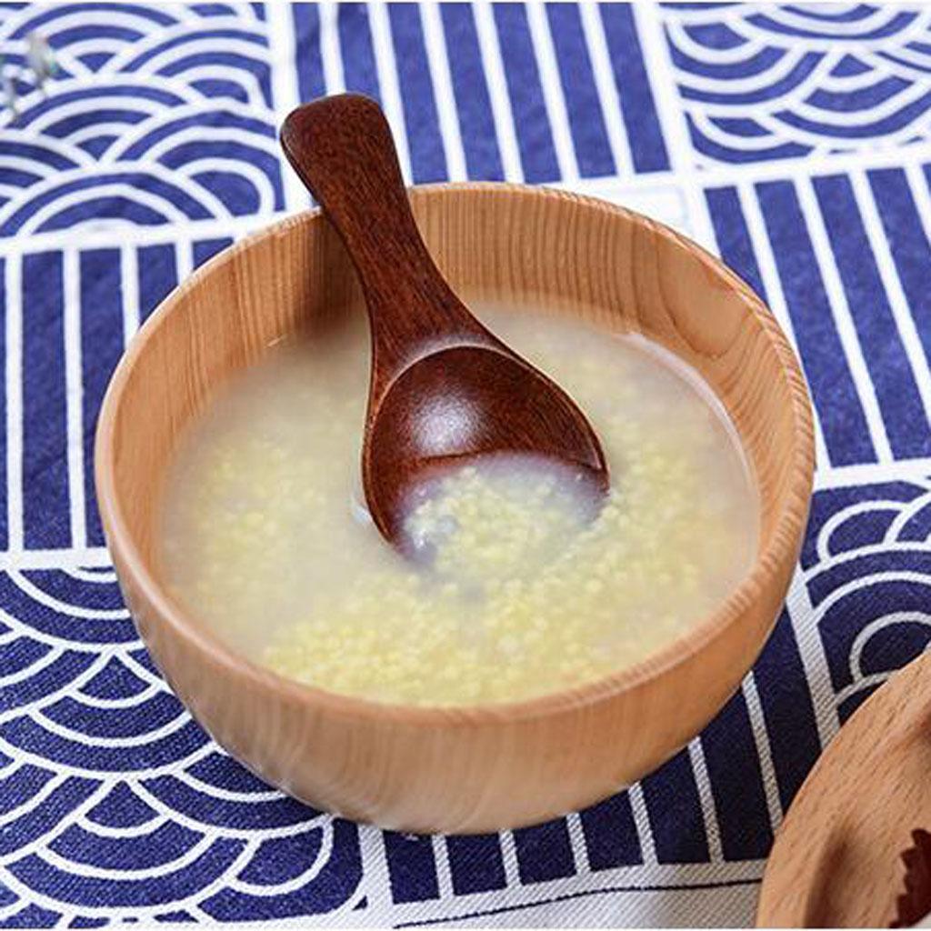 Maxbell Mini Wooden Spoon Kitchen Spice Spoon Tea Scoop Condiment Spoons Cooking Natural Wood Color - Aladdin Shoppers