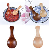 Maxbell Mini Wooden Spoon Kitchen Spice Spoon Tea Scoop Condiment Spoons Cooking Natural Wood Color - Aladdin Shoppers