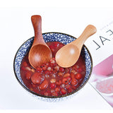 Maxbell Mini Wooden Spoon Kitchen Spice Spoon Tea Scoop Condiment Spoons Cooking Natural Wood Color - Aladdin Shoppers