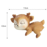 Maxbell Miniature Deer Model Statue Sculpture Fairy Garden Decor Toy Hug - Aladdin Shoppers