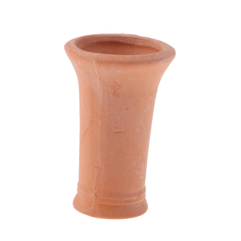 Maxbell Miniature Porcelain Vase Dollhouse Garden Flower Supplies Decor Light Brown - Aladdin Shoppers