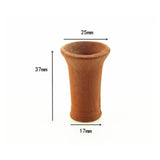 Maxbell Miniature Porcelain Vase Dollhouse Garden Flower Supplies Decor Light Brown - Aladdin Shoppers