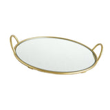 Maxbell Mirror Cake Tray Countertop Trinket Plate Holder Party Snack Display Tray - Aladdin Shoppers