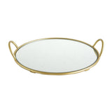 Maxbell Mirror Cake Tray Countertop Trinket Plate Holder Party Snack Display Tray - Aladdin Shoppers