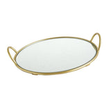 Maxbell Mirror Cake Tray Countertop Trinket Plate Holder Party Snack Display Tray - Aladdin Shoppers