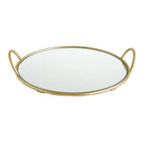 Maxbell Mirror Cake Tray Countertop Trinket Plate Holder Party Snack Display Tray - Aladdin Shoppers
