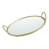 Maxbell Mirror Cake Tray Countertop Trinket Plate Holder Party Snack Display Tray - Aladdin Shoppers