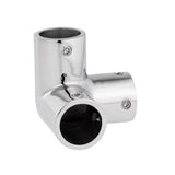 Maxbell Mirror Polished 316 Stainless Steel Marine Boat Hand Rail Fitting 3 Way Corner Elbow Hardware for 1'' 25mm Tubing/Pipe - Aladdin Shoppers