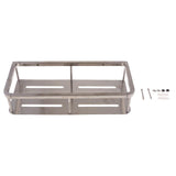 Maxbell Modern Bathroom Shower Shelf Storage Basket Caddies 30x13x5cm Wire Drawing - Aladdin Shoppers