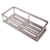 Maxbell Modern Bathroom Shower Shelf Storage Basket Caddies 30x13x5cm Wire Drawing - Aladdin Shoppers