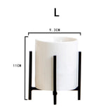 Maxbell Modern Tabletop Storage Box Makeup Brush Holder Organizer with Black Rack L - Aladdin Shoppers