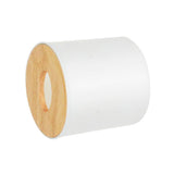Maxbell Modern Wood Cover Tissue Box Holder Paper Napkin Case Home Office Round - Aladdin Shoppers