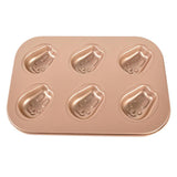 Maxbell Mold Cake Pan Cupcake Cake Muffin Bakeware for Oven Baking 6 Holes-Rabbits - Aladdin Shoppers