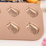 Maxbell Mold Cake Pan Cupcake Cake Muffin Bakeware for Oven Baking 6 Holes-Rabbits - Aladdin Shoppers