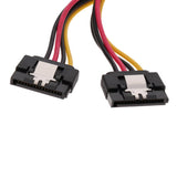 Maxbell Molex to 2 SATA Dual Power Y Splitter Adaptor Cable Lead 2 Way 4 Pin -15 Pin - Aladdin Shoppers