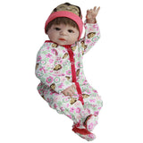 Maxbell Monkey Printed Rompers Hat Socks Set Clothes for 22''-23'' Nebworn Baby Doll - Aladdin Shoppers