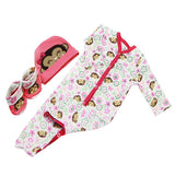 Maxbell Monkey Printed Rompers Hat Socks Set Clothes for 22''-23'' Nebworn Baby Doll - Aladdin Shoppers