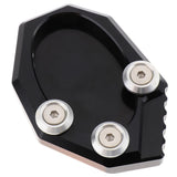 Maxbell Motorbike Kickstand Side Stand Extension Plate Pad for Kawasaki VS650 Black - Aladdin Shoppers