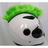 Maxbell Motorbike Skinhead Wig Punk Helmet Mohawk Wig Hairpiece Emerald Green - Aladdin Shoppers