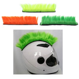 Maxbell Motorbike Skinhead Wig Punk Helmet Mohawk Wig Hairpiece Fluorescent Yellow - Aladdin Shoppers