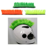 Maxbell Motorbike Skinhead Wig Punk Helmet Mohawk Wig Hairpiece Fluorescent Yellow - Aladdin Shoppers