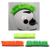 Maxbell Motorbike Skinhead Wig Punk Helmet Mohawk Wig Hairpiece Fluorescent Yellow - Aladdin Shoppers