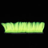 Maxbell Motorbike Skinhead Wig Punk Helmet Mohawk Wig Hairpiece Fluorescent Yellow - Aladdin Shoppers
