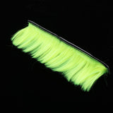 Maxbell Motorbike Skinhead Wig Punk Helmet Mohawk Wig Hairpiece Fluorescent Yellow - Aladdin Shoppers