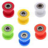 Maxbell Motorcycle 10mm Chain Roller Pulley Tensioner Wheel Guide for Cars Red - Aladdin Shoppers
