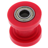 Maxbell Motorcycle 10mm Chain Roller Pulley Tensioner Wheel Guide for Cars Red - Aladdin Shoppers