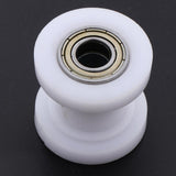 Maxbell Motorcycle 10mm Chain Roller Pulley Tensioner Wheel Guide for Cars White - Aladdin Shoppers