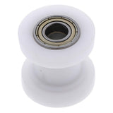Maxbell Motorcycle 10mm Chain Roller Pulley Tensioner Wheel Guide for Cars White - Aladdin Shoppers