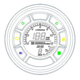 Maxbell Motorcycle 12000RPM 199km/h LCDDigital Odometer Speedometer Tachometer Gauge - Aladdin Shoppers