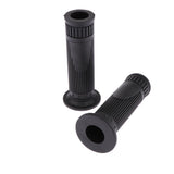 Maxbell Motorcycle 22mm HandleBar Hand Grip Retro Handlebar Sleeves Black - Aladdin Shoppers