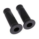 Maxbell Motorcycle 22mm HandleBar Hand Grip Retro Handlebar Sleeves Black - Aladdin Shoppers