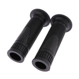 Maxbell Motorcycle 22mm HandleBar Hand Grip Retro Handlebar Sleeves Black - Aladdin Shoppers