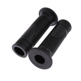 Maxbell Motorcycle 22mm HandleBar Hand Grip Retro Handlebar Sleeves Black - Aladdin Shoppers