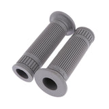 Maxbell Motorcycle 22mm HandleBar Hand Grip Retro Handlebar Sleeves Gray - Aladdin Shoppers