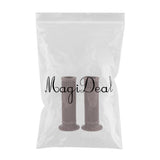 Maxbell Motorcycle 22mm HandleBar Hand Grip Retro Handlebar Sleeves Gray Brown - Aladdin Shoppers